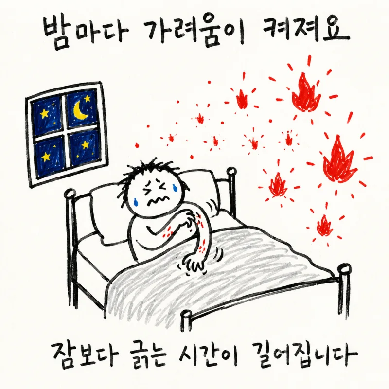 인천 송도 소양증 · 전신 가려움 · 만성 소양증