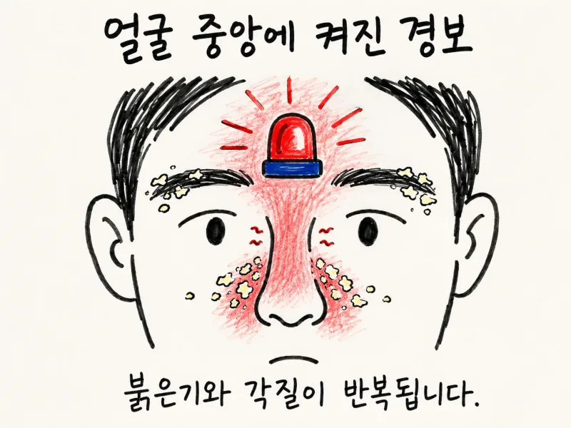인천 송도 지루성피부염 · 지루성두피염 · 면유풍