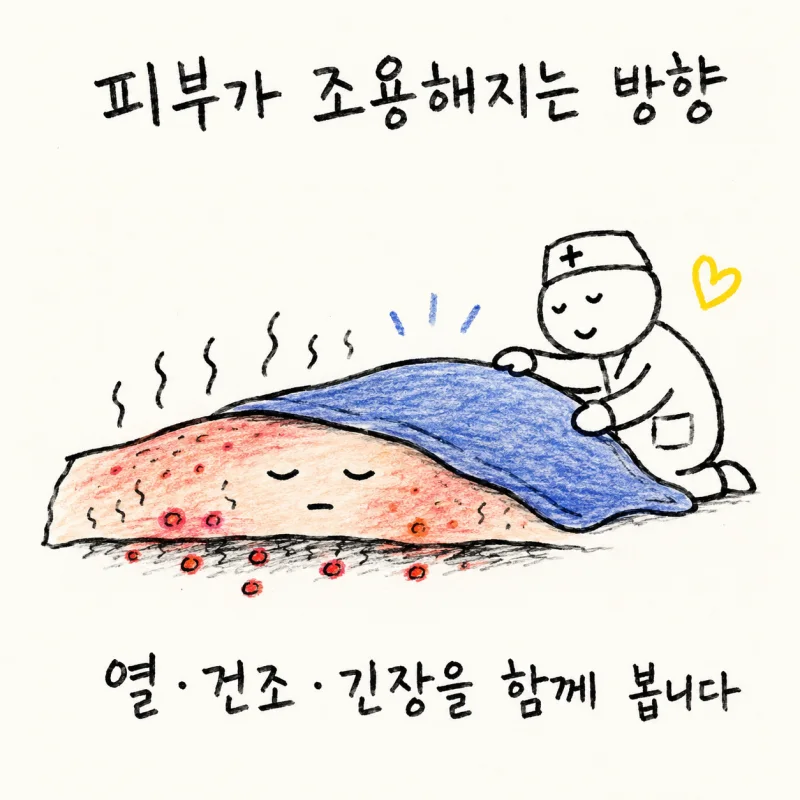 스테로이드를 오래 썼다면 갑자기 끊으면 안 됩니다