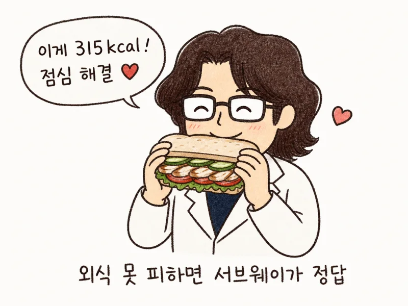 마무리 — 외식 못 피하면 서브웨이가 정답