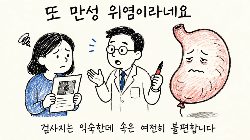 인천 송도 만성 위염 · 표재성 위염 · 위축성 위염