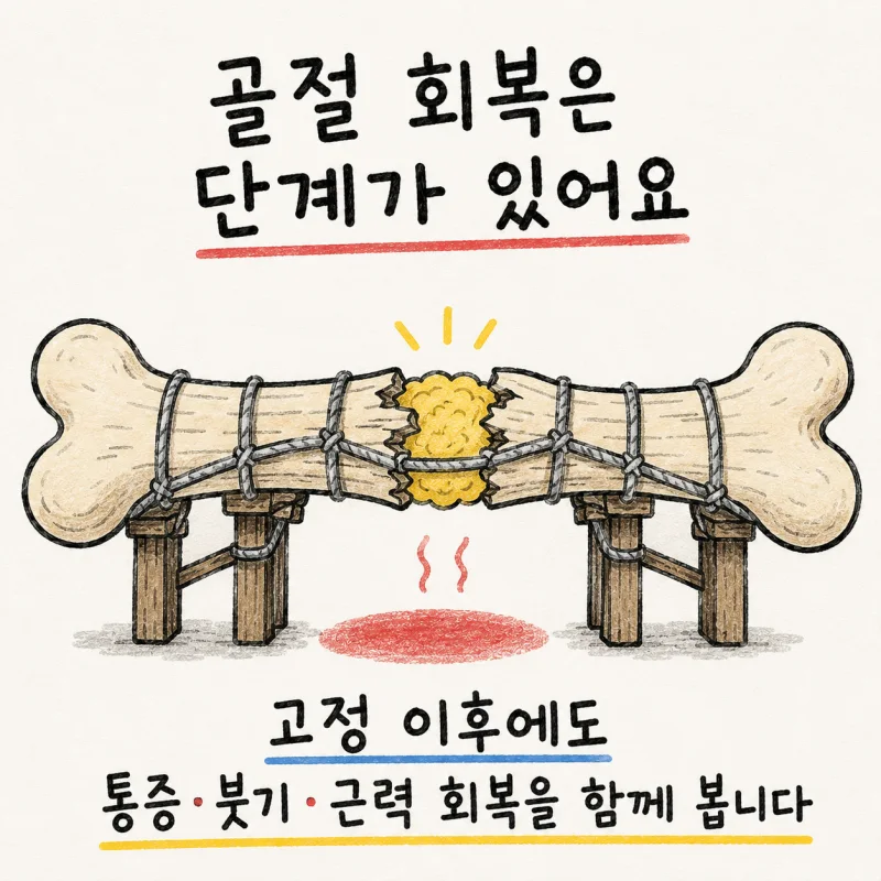 인천 송도 골절 회복
