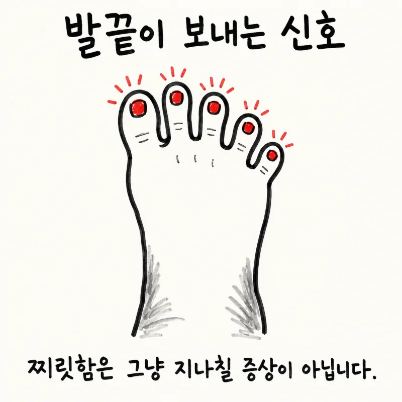 인천 송도 발저림 · 족마목 · 발끝 저림