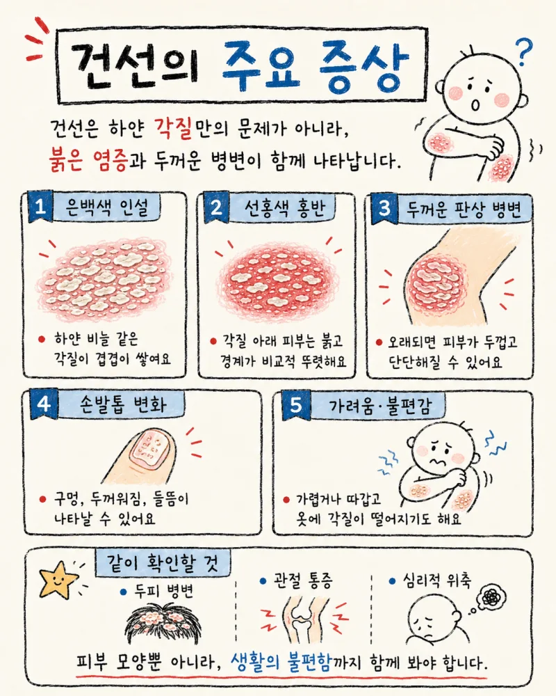 건선의 주요 원인