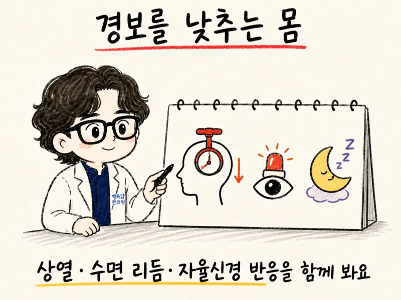 검사에서 큰 이상이 없어도 아플 수 있어요