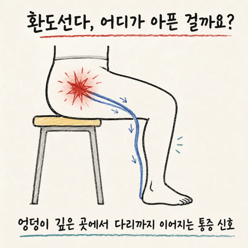 인천 송도 환도선다·환도통증·좌골신경통