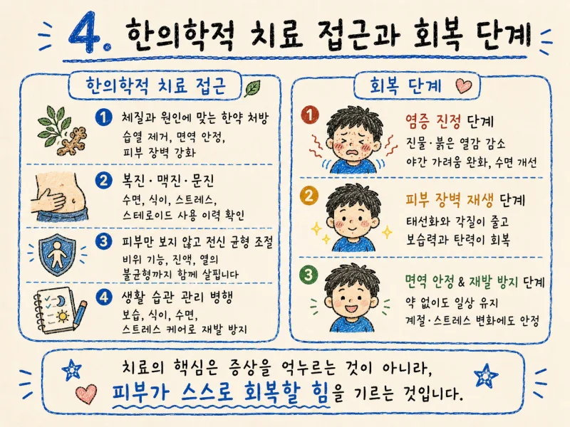 만성 아토피 피부염, 백록담의 접근