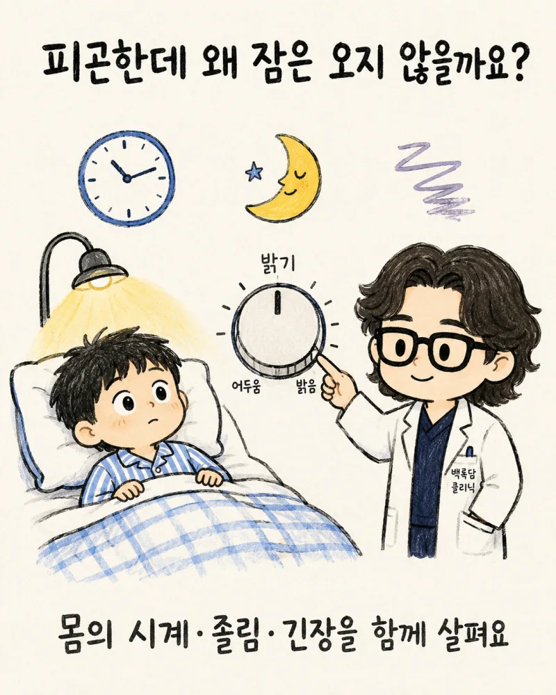 인천 송도 소아 수면장애·입면 지연·야간각성