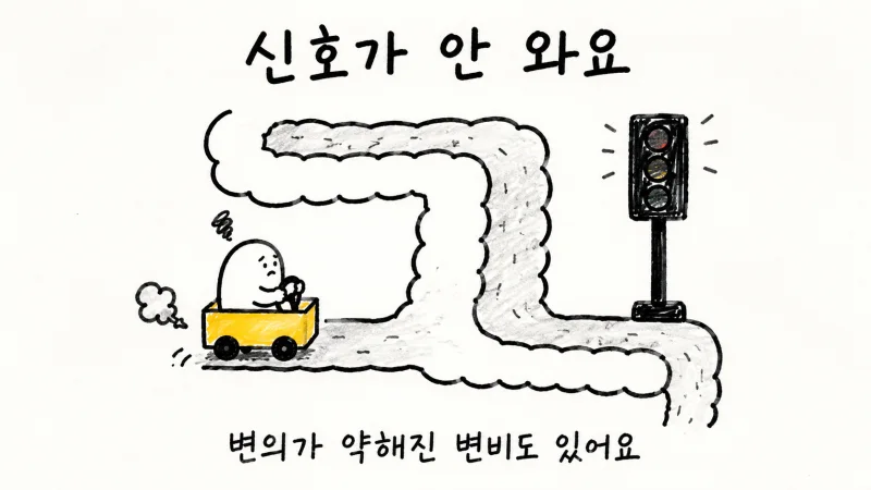 오해 하나 짚고 갈게요“변비가 오래되면 장이 완전히 멈추나요?”