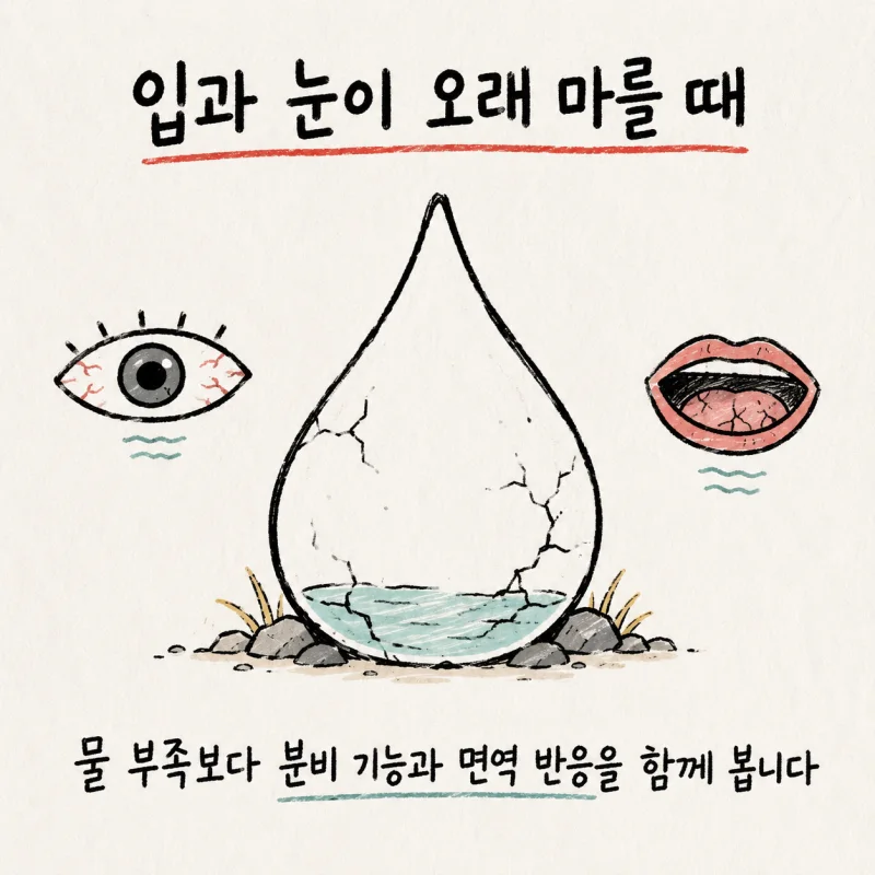 인천 송도 쇼그렌증후군 · 건조증후군 · 구강건조증 · 안구건조증