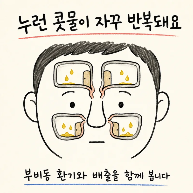 인천 송도 축농증 · 비연(鼻淵) · 만성 부비동염