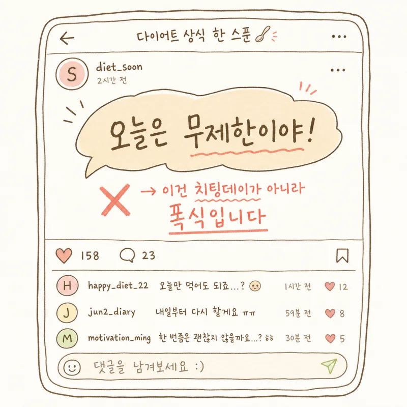 흔한 오해 — "오늘은 무제한이야"