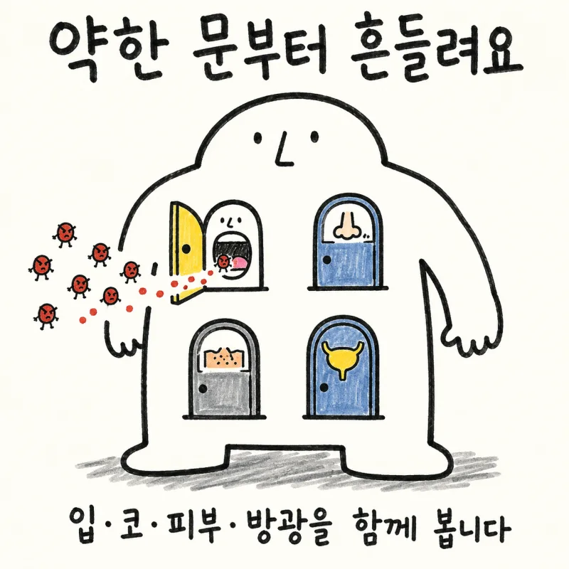 면역력 저하·반복 감염의 주요 원인
